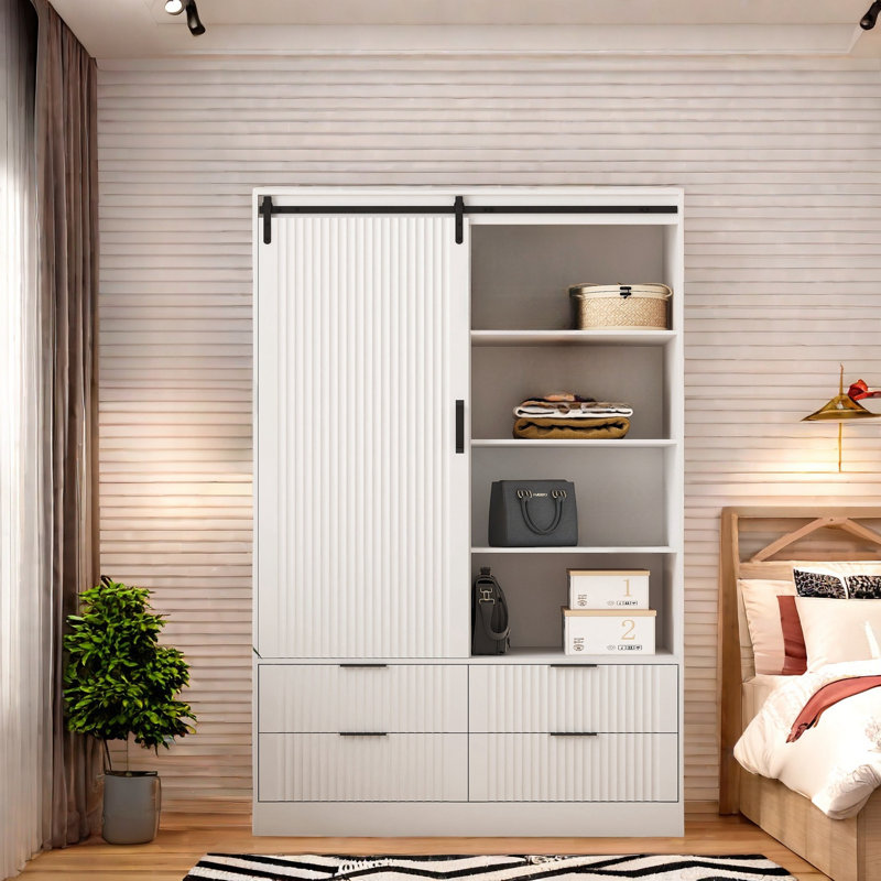 Open bedroom storage sale
